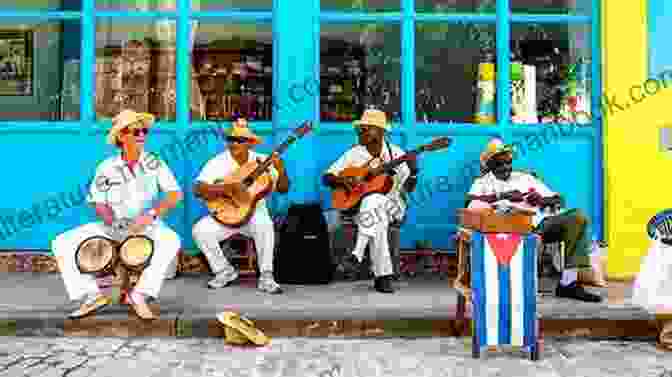 A Group Of Musicians Playing Traditional Latin American Music At A Vibrant Street Festival. Latinitas For Solo Guitar