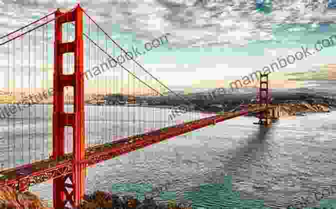 A Panoramic View Of The Golden Gate Bridge, A Landmark Suspension Bridge In San Francisco, California A Bridge Across The Ocean