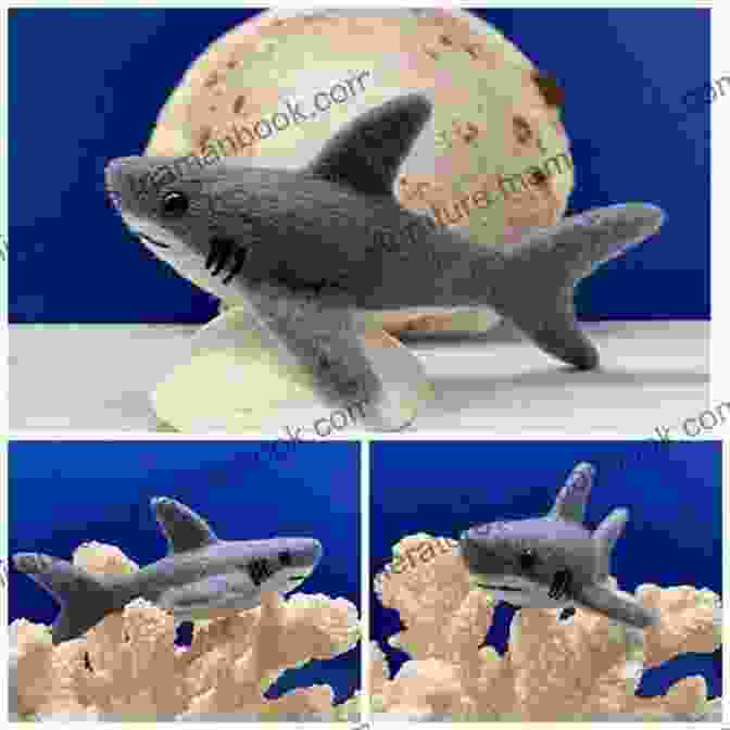 A Vibrant And Realistic Felt Shark Created With Intricate Detail Make Your Own Felt Shark (Felt Couture Sea Creatures 3)
