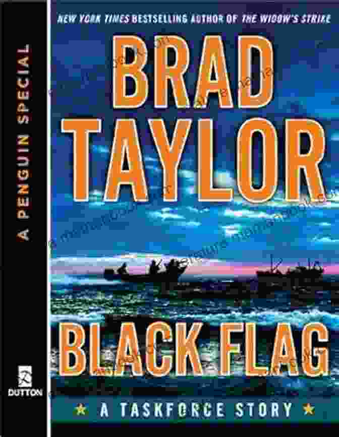 Black Flag Book Cover Featuring Pike Logan In Action Black Flag (A Pike Logan Thriller)
