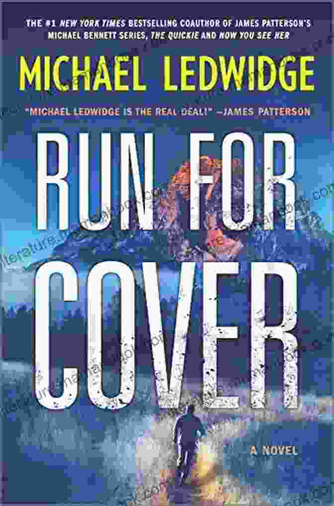 Run For Cover Novel By Michael Gannon, Featuring A Shadowy Figure Running Through A Dark City Street Run For Cover: A Novel (Michael Gannon 2)