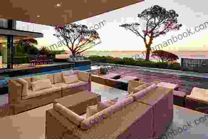 Storm Warning Outdoor Terrace Overlooking The Ocean, Featuring A Swimming Pool And Lounge Area Storm Warning Norm Foster