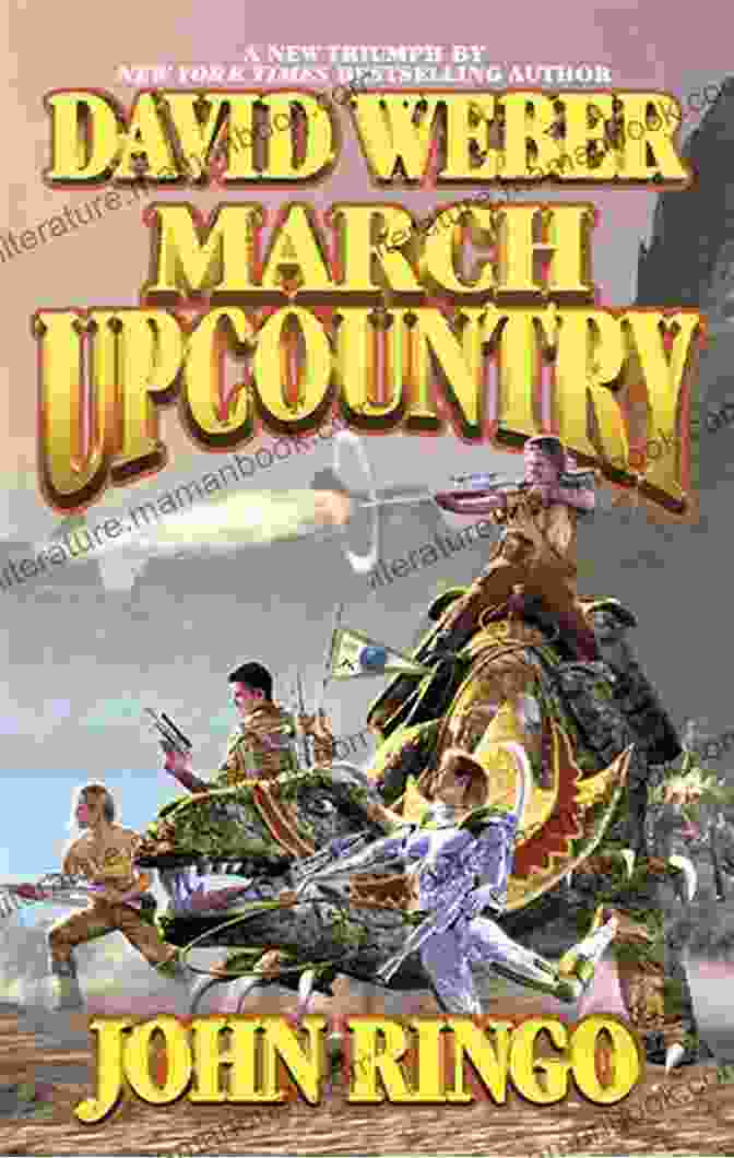 The Empire Of Man March Upcountry Combo Volume Book Cover, Featuring A Starship Exploring A Vast And Colorful Nebula. Empire Of Man (March Upcountry Combo Volumes 1)