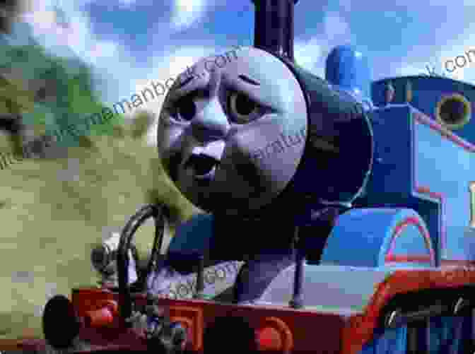 Thomas The Tank Engine Determinedly Puffing Along The Tracks Why Can T I P L Thomas